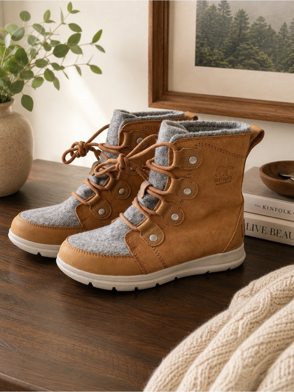 Sorel Explorer Joan Waterproof Boots Womens 7.5